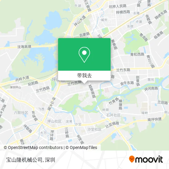 宝山隆机械公司地图