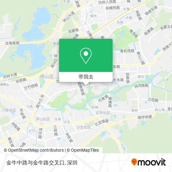 金牛中路与金牛路交叉口地图