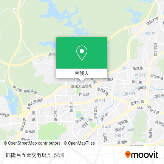 陆隆昌五金交电厨具地图