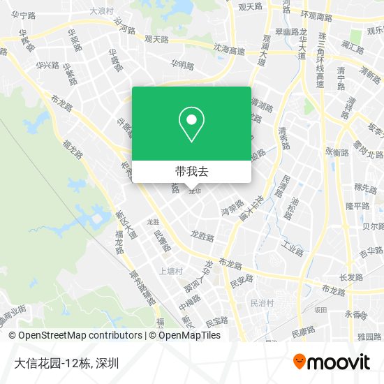 大信花园-12栋地图
