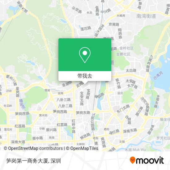 笋岗第一商务大厦地图