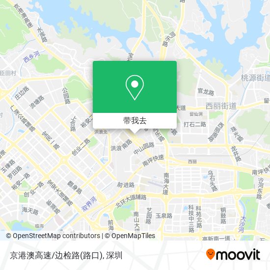 京港澳高速/边检路(路口)地图