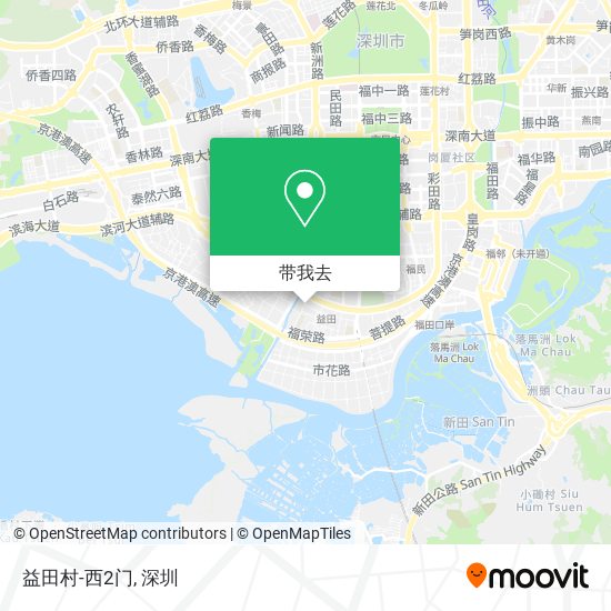 益田村-西2门地图