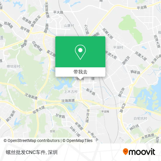 螺丝批发CNC车件地图