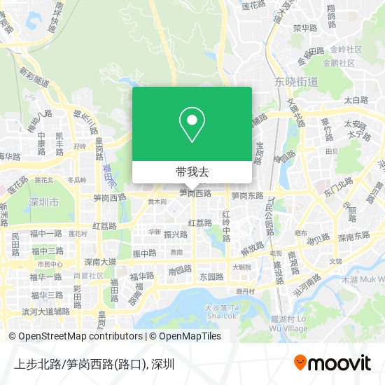 上步北路/笋岗西路(路口)地图