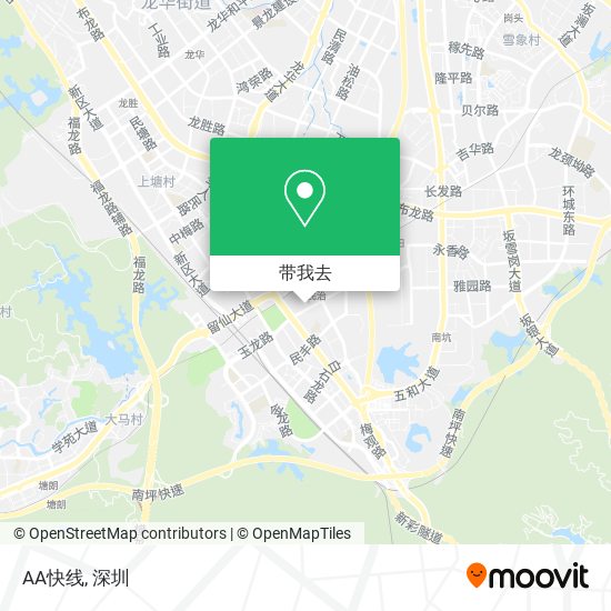AA快线地图