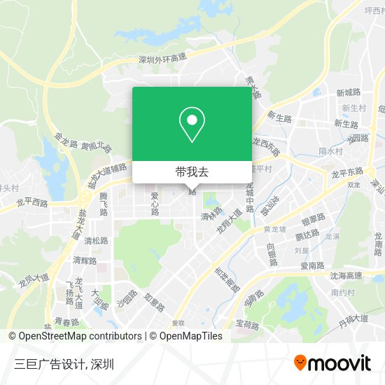 三巨广告设计地图