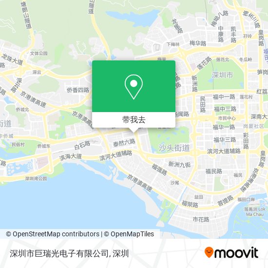 深圳市巨瑞光电子有限公司地图