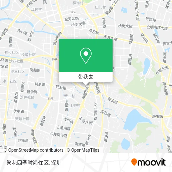 繁花四季时尚住区地图