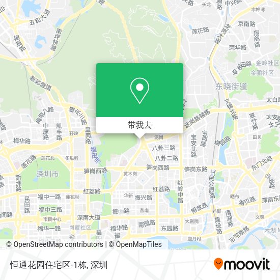恒通花园住宅区-1栋地图