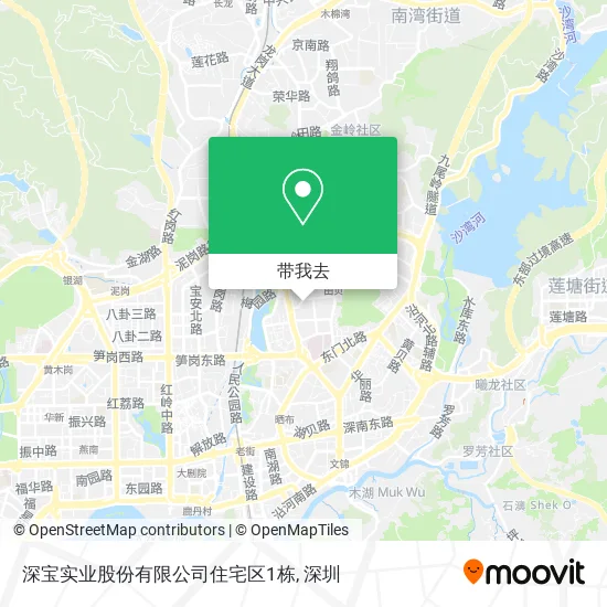 深宝实业股份有限公司住宅区1栋地图