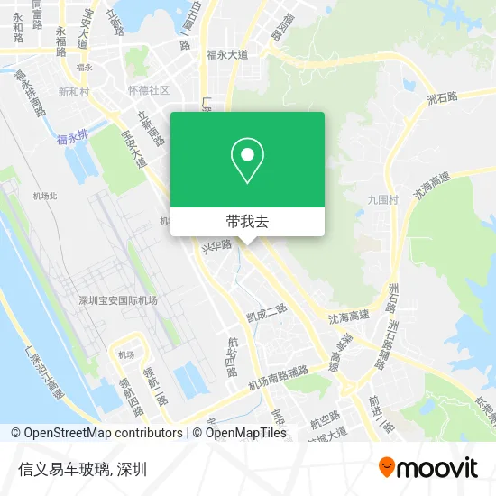信义易车玻璃地图