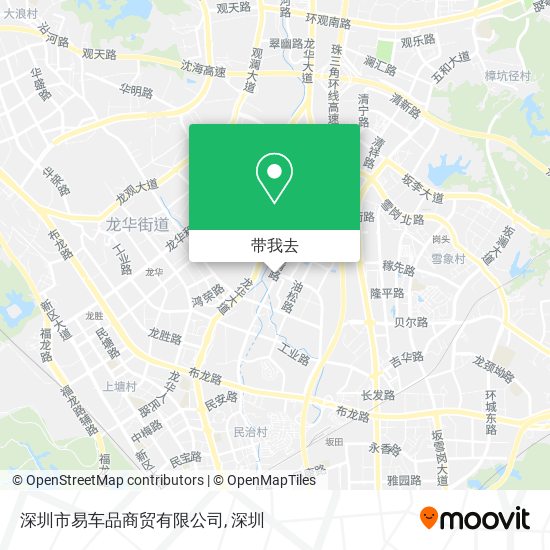 深圳市易车品商贸有限公司地图