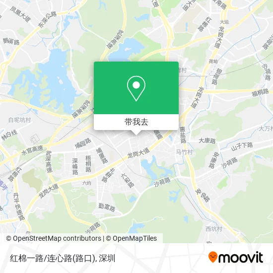 红棉一路/连心路(路口)地图