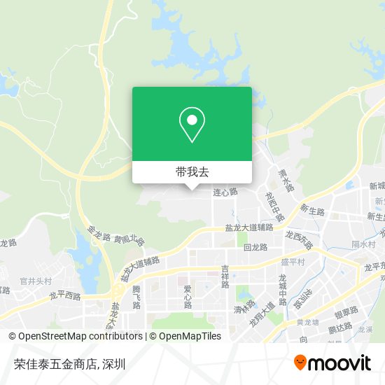 荣佳泰五金商店地图