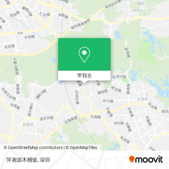 萍湘源木桶饭地图