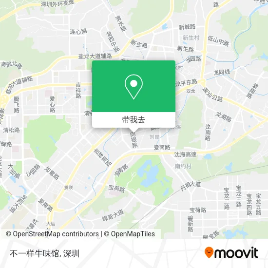 不一样牛味馆地图