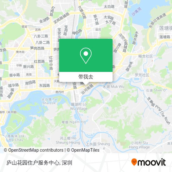 庐山花园住户服务中心地图