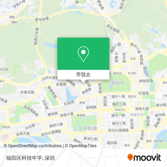 福田区科技中学地图