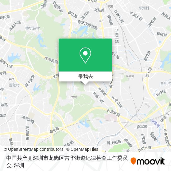 中国共产党深圳市龙岗区吉华街道纪律检查工作委员会地图