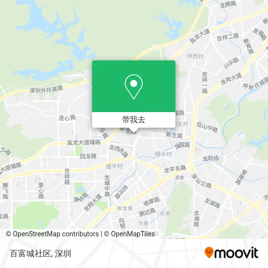 百富城社区地图