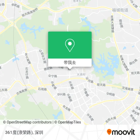 361度(浪荣路)地图