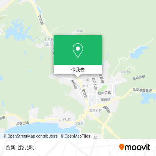 葵新北路地图