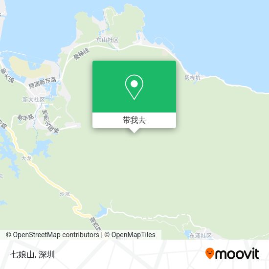 七娘山地图