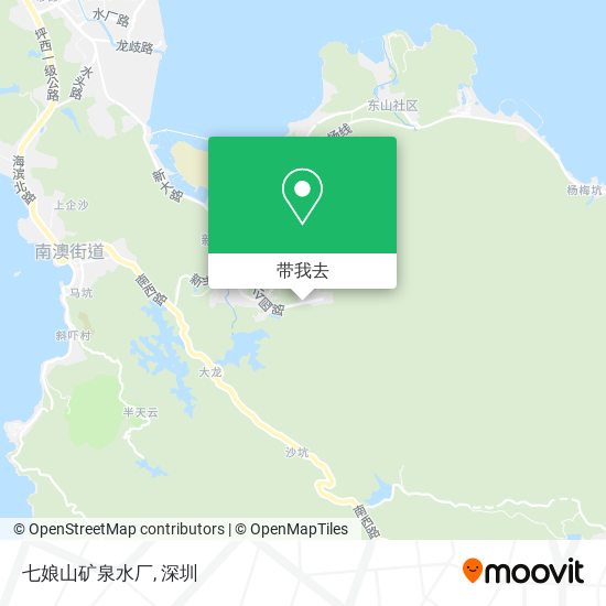 七娘山矿泉水厂地图