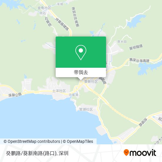 癸鹏路/葵新南路(路口)地图