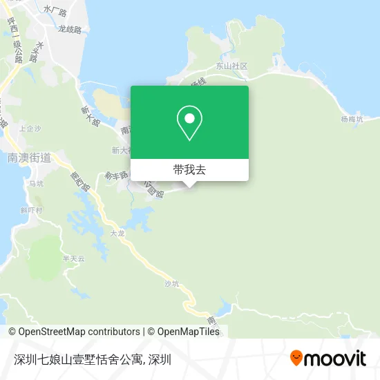 深圳七娘山壹墅恬舍公寓地图