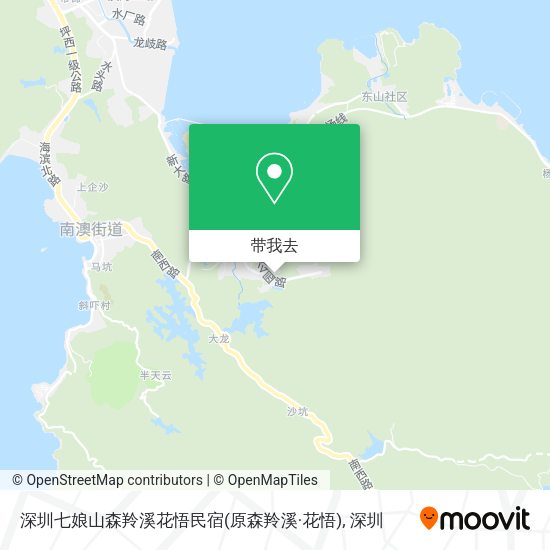深圳七娘山森羚溪花悟民宿(原森羚溪·花悟)地图