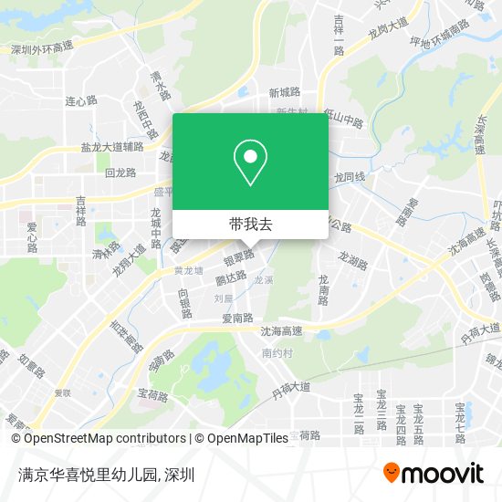 满京华喜悦里幼儿园地图