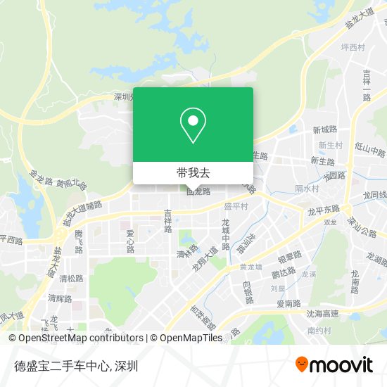 德盛宝二手车中心地图