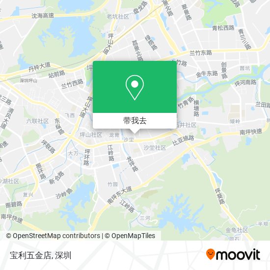 宝利五金店地图