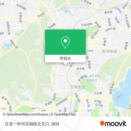 百龙一街与宝丽路交叉口地图