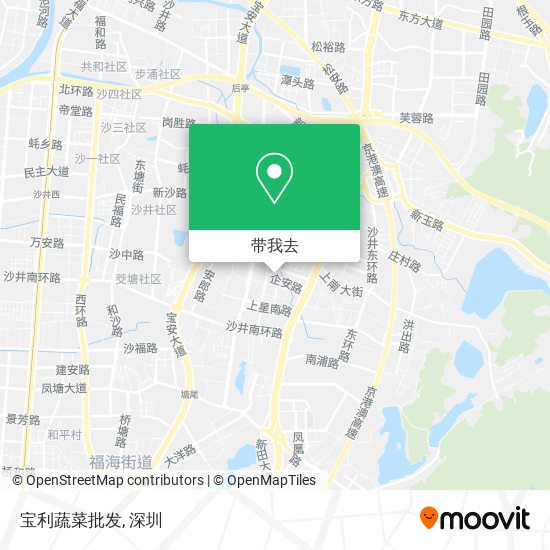 宝利蔬菜批发地图