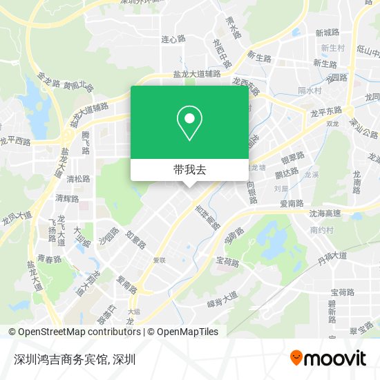 深圳鸿吉商务宾馆地图
