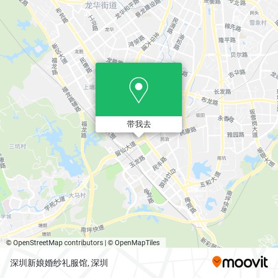 深圳新娘婚纱礼服馆地图