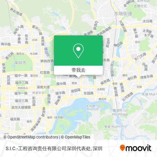 S.I.C.-工程咨询责任有限公司深圳代表处地图