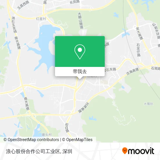 浪心股份合作公司工业区地图