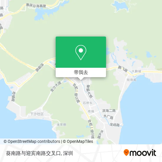 葵南路与迎宾南路交叉口地图