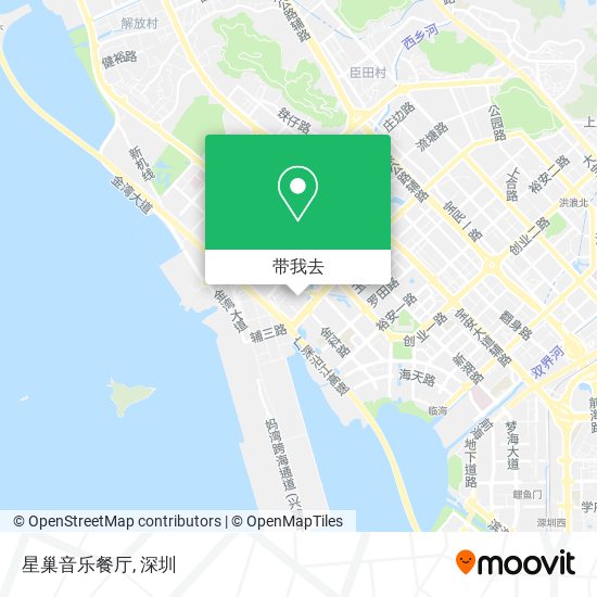 星巢音乐餐厅地图