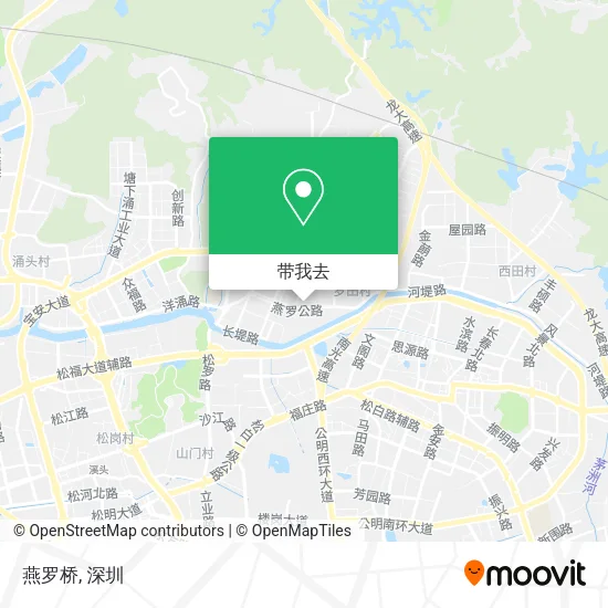 燕罗桥地图