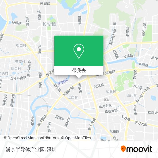 浦京半导体产业园地图