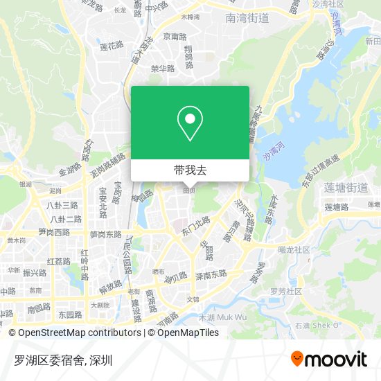 罗湖区委宿舍地图