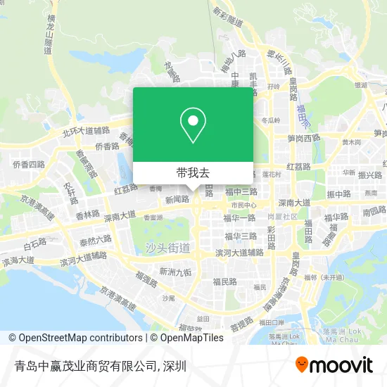 青岛中赢茂业商贸有限公司地图