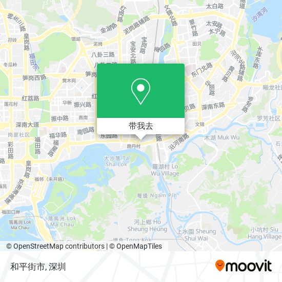 和平街市地图