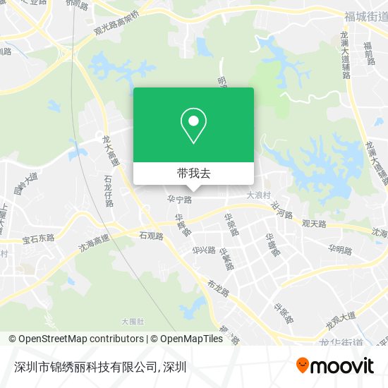 深圳市锦绣丽科技有限公司地图