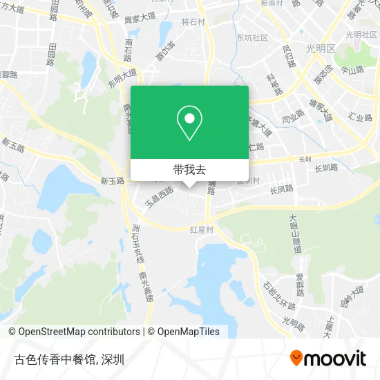 古色传香中餐馆地图
